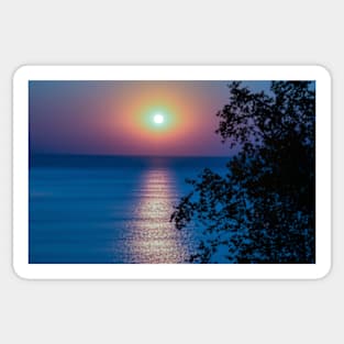 Blue Sunrise Sticker